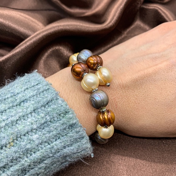 Freshwater pearl bracelet - Picture 4 of 5